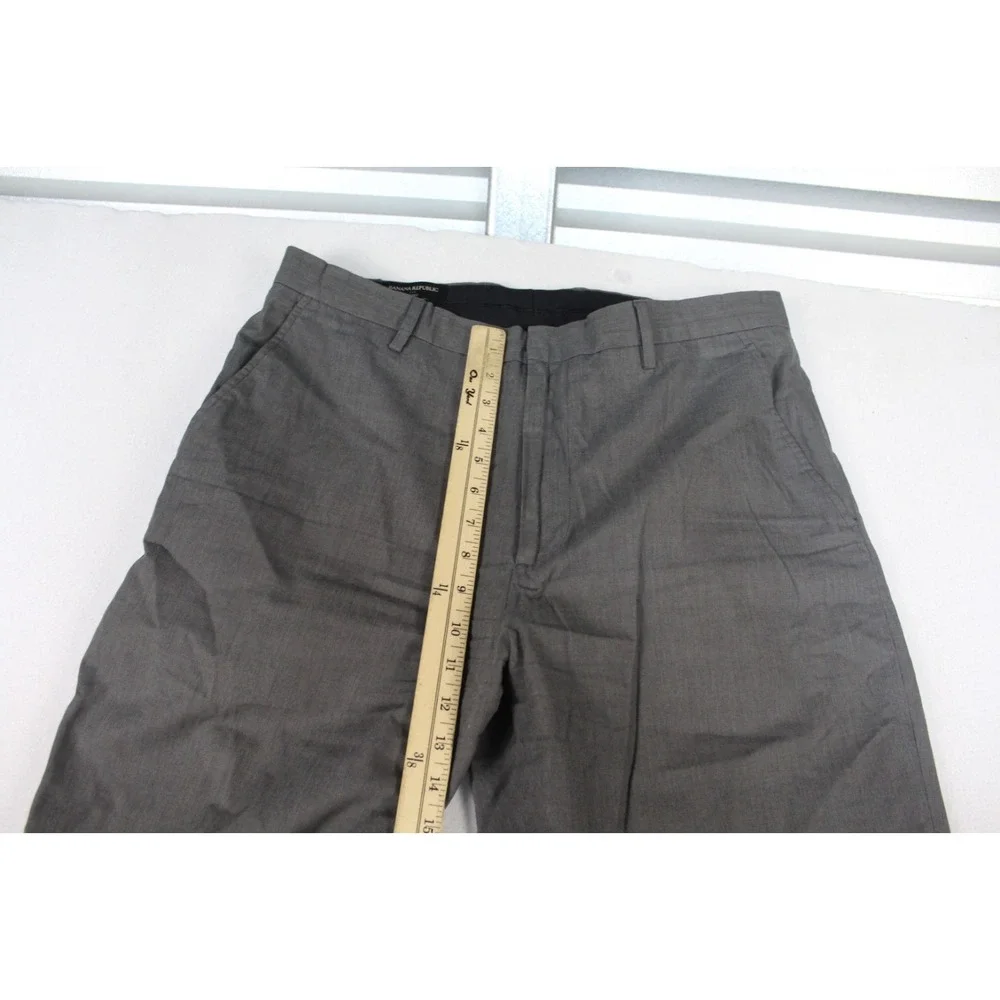 Banana Republic Pants Mens 34x34 Gray Excellent Classic Fit Chambray Cotton